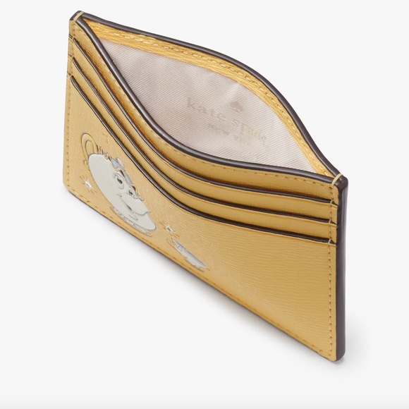 NEW Disney X Kate Spade Beauty And The Beast Small Slim Card Holder Case KE659 - Picture 3 of 5